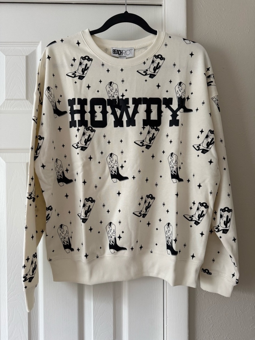 Beach Riot Devyn Oversized Crew-Neck Sweatshirt size Small - Picture 2 of 7